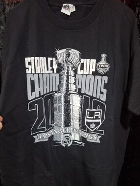 Alstyle Black Los Angeles Kings 2012 Stanley Cup Champions Tee